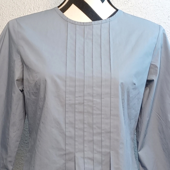 Cheap and Chic by Moschino Minimalist Pleated Front Blouse - Picture 3 of 16
